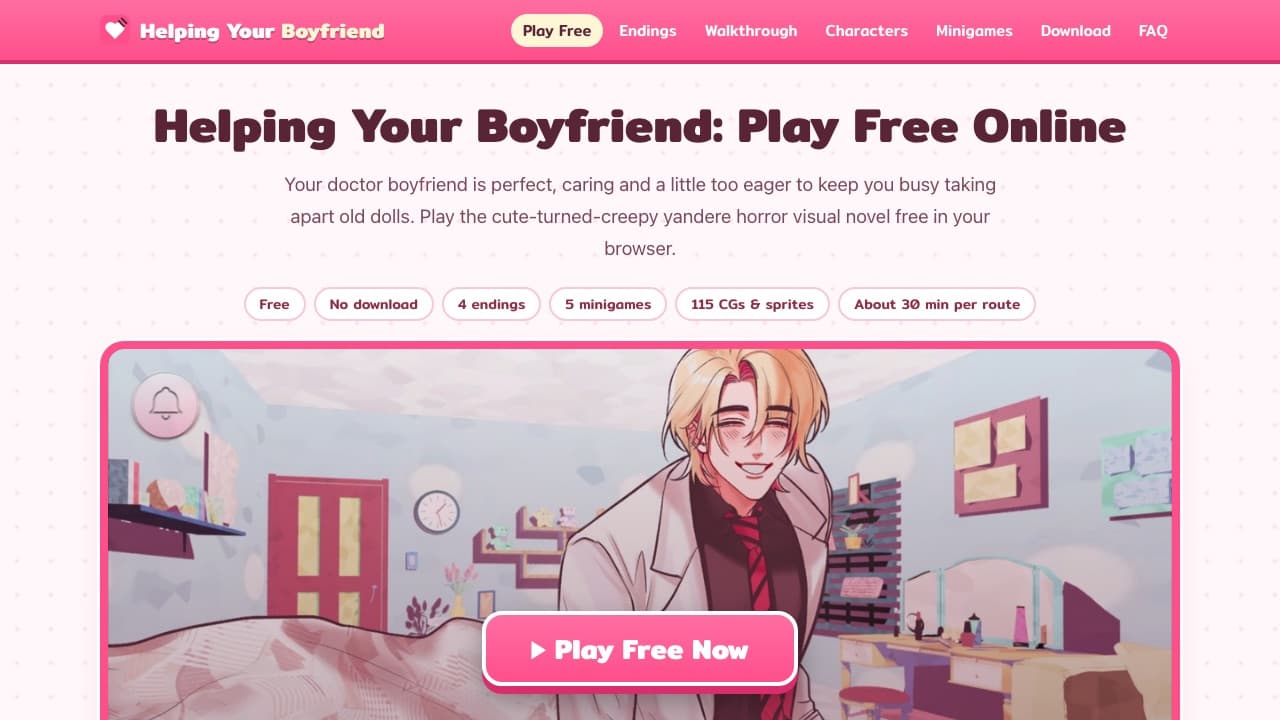 Helping Your Boyfriend Game: Play Free Online, No Download