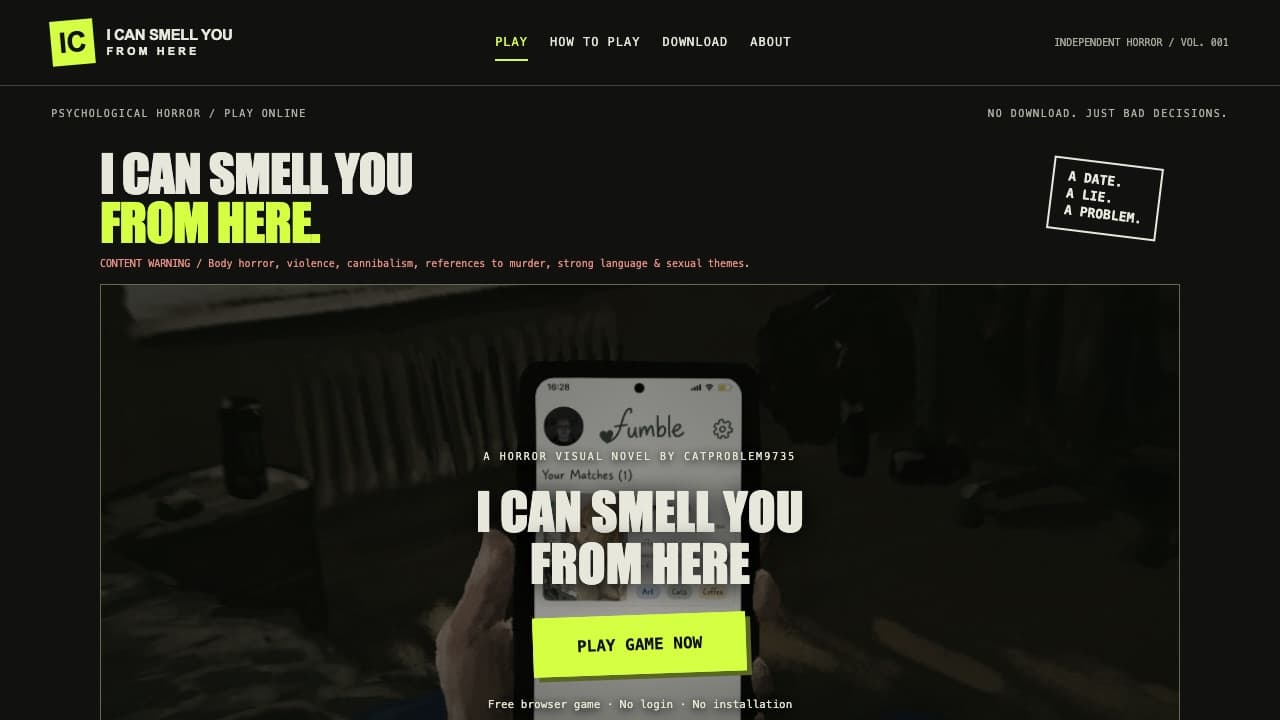 I Can Smell You from Here – Play Free Online